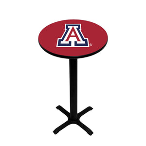ARIZONA PEDESTAL PUB TABLE RED - ARZPTB102