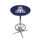 ARIZONA CHROME FOOT RING PUB TABLE BLUE - ARZPTR101