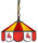 ARIZONA STATE 14'' SWAG HANGING LAMP - ASU-140SW1