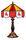 ARIZONA STATE 14'' TABLE LAMP - ASU-140TL1