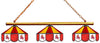 ARIZONA STATE 3-LIGHT GAME TABLE LIGHT - ASU-380GL1