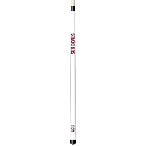 ARIZONA STATE ENGRAVED BILLIARD CUE WHITE / MAROON - ASUBCE101-JR