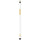 ARIZONA STATE ENGRAVED BILLIARD CUE WHITE / GOLD - ASUBCE102-JR