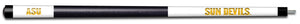 ARIZONA STATE ENGRAVED BILLIARD CUE WHITE / GOLD - ASUBCE102