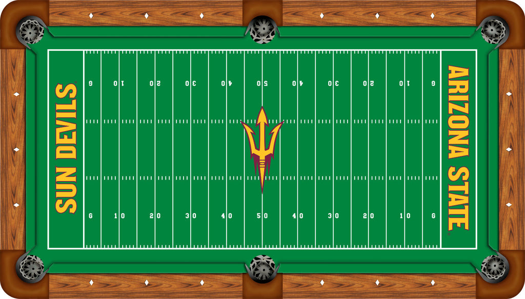 ARIZONA STATE BILLIARD TABLE FELT - RECREATIONAL GRIDIRON - ASUBTF000-9R