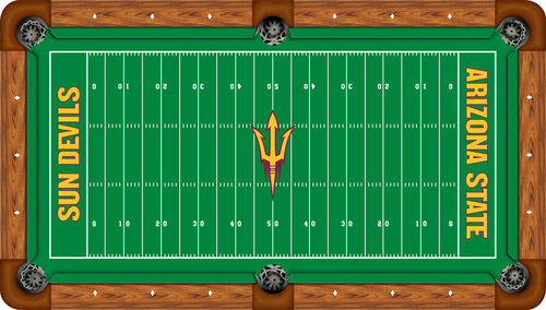 ARIZONA STATE BILLIARD TABLE FELT - RECREATIONAL GRIDIRON - ASUBTF000-8R