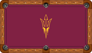 ARIZONA STATE BILLIARD TABLE FELT - RECREATIONAL MAROON - ASUBTF101-9R