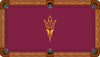 ARIZONA STATE BILLIARD TABLE FELT - RECREATIONAL MAROON - ASUBTF101-8R