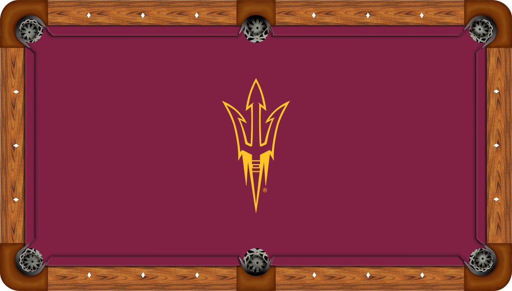 ARIZONA STATE BILLIARD TABLE FELT - RECREATIONAL MAROON - ASUBTF101-8R