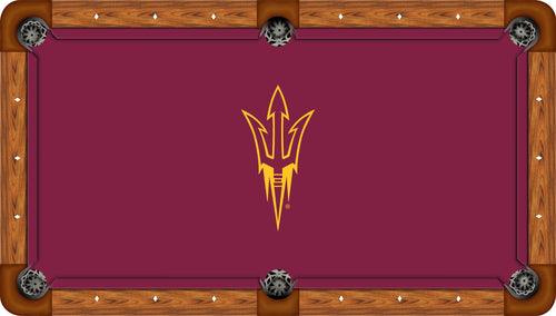 ARIZONA STATE BILLIARD TABLE FELT - RECREATIONAL MAROON - ASUBTF101-8R