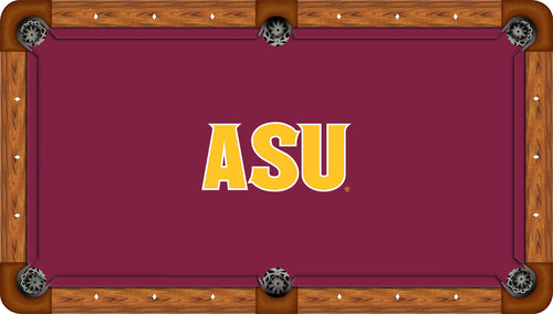 ARIZONA STATE BILLIARD TABLE FELT - RECREATIONAL MAROON - ASUBTF231-8R