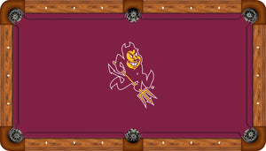 ARIZONA STATE BILLIARD TABLE FELT - RECREATIONAL MAROON - ASUBTF301-8R