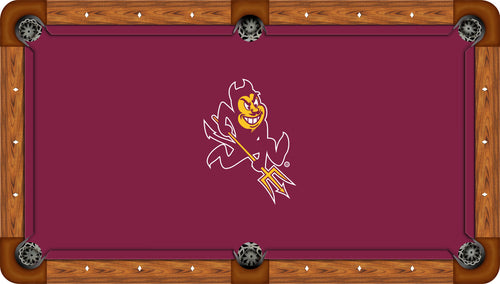 ARIZONA STATE BILLIARD TABLE FELT - RECREATIONAL MAROON - ASUBTF301-8R