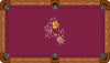 ARIZONA STATE BILLIARD TABLE FELT - RECREATIONAL MAROON - ASUBTF301-9R