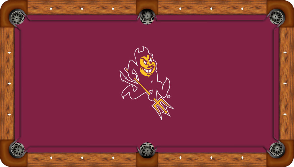 ARIZONA STATE BILLIARD TABLE FELT - RECREATIONAL MAROON - ASUBTF301-9R