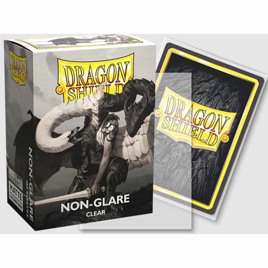 Arcane Tinmen -  Dragon Shield Sleeves: Matte Non-Glare Clear V2 (Box Of 100)