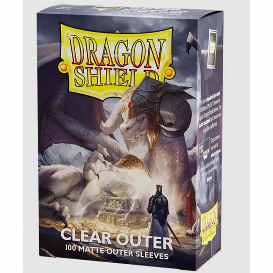 Arcane Tinmen -  Dragon Shield Sleeves: Outer Sleeves: Matte Clear (100Ct)