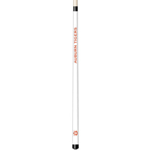AUBURN ENGRAVED BILLIARD CUE WHITE / ORANGE - AUBBCE102-JR