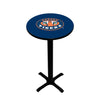 AUBURN PEDESTAL PUB TABLE BLUE - AUBPTB201
