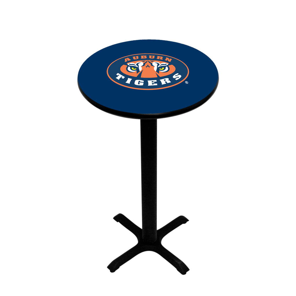 AUBURN PEDESTAL PUB TABLE BLUE - AUBPTB201