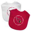 Arizona Cardinals Baby Bib 2 Pack - Masterpieces Puzzle Company