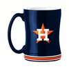Houston Astros Coffee Mug 14oz Sculpted Relief Team Color - Logo Brands