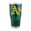 Oakland Athletics Travel Tumbler 30oz Stainless Steel - Logo Brands