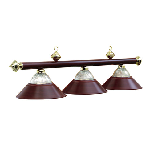 3 LT-54'' BILLIARD LIGHT-BURGANDY