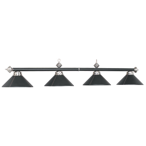 4 LT-54'' BILLIARD LIGHT-LEATHER/BLACK