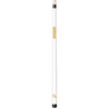 BAYLOR ENGRAVED BILLIARD CUE WHITE / GOLD - BAYBCE102-JR
