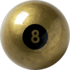 Aramith BBGOLD8 Golden 8 Ball Billiard Balls