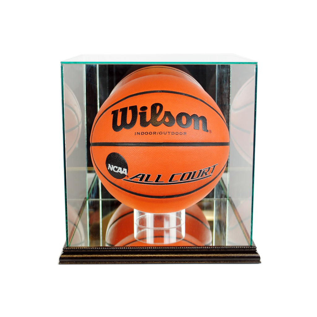 Rectangle Basketball Display Case with Black Moulding