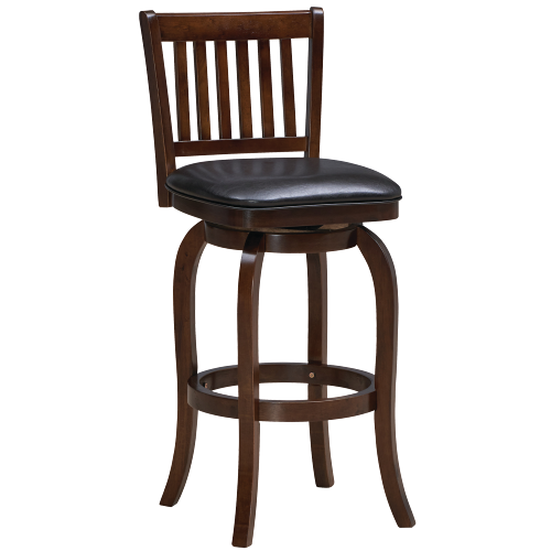 BACKED BARSTOOL SQUARE SEAT - CAPPUCCINO