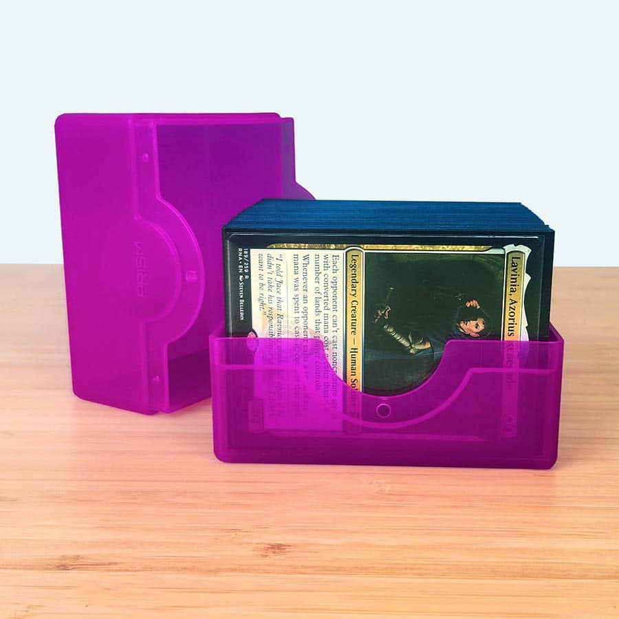 Bcw Spectrum - Bcw Supplies: Spectrum: Polished Prism Deck Case: Violet (1-Dc-Prism-P-Viol)