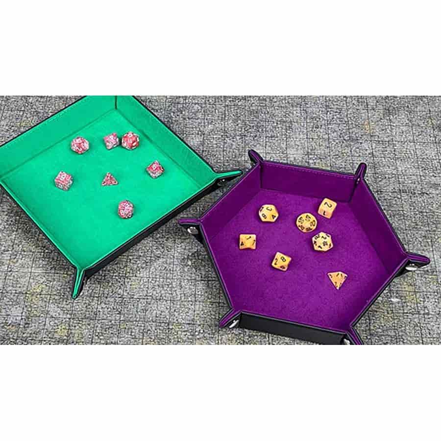 Bcw Supplies -  Dice Tray Lx - Bcw Gaming: Dice Trays Lx: Square: Grass Green (1-Dt-Rec-Grass)