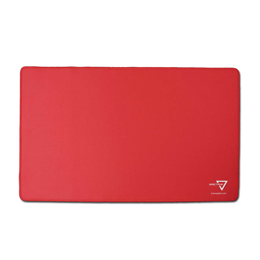 Bcw Spectrum - Bcw Supplies: Spectrum Playmat: Stitched Red (1-Playmat-Red)