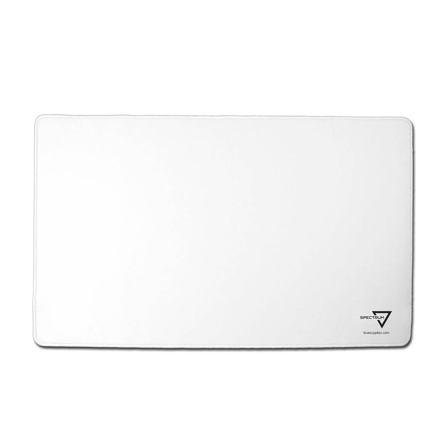 Bcw Spectrum - Bcw Supplies: Spectrum Playmat: Stitched White (1-Playmat-Whi)
