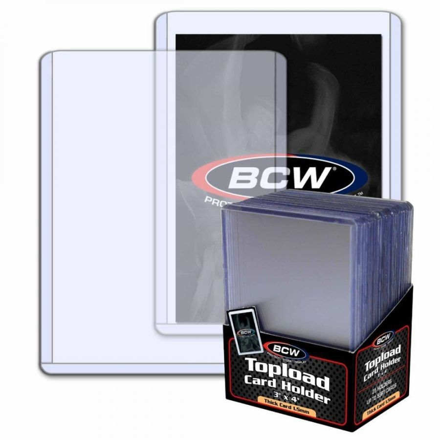 Bcw Supplies: Topload Holder Thick Card 59Pt ( 1-Tlch-Th-1.5Mm)