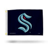Seattle Kraken Flag 12x17 Striped Utility - Rico Industries