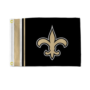 New Orleans Saints Flag 12x17 Striped Utility - Rico Industries