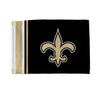 New Orleans Saints Flag 12x17 Striped Utility - Rico Industries
