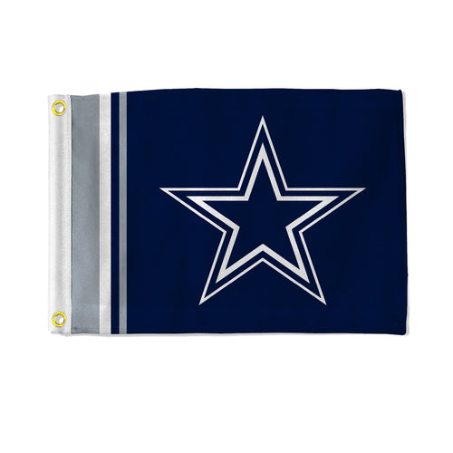 Dallas Cowboys Flag 12x17 Striped Utility - Rico Industries