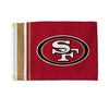 San Francisco 49ers Flag 12x17 Striped Utility - Rico Industries