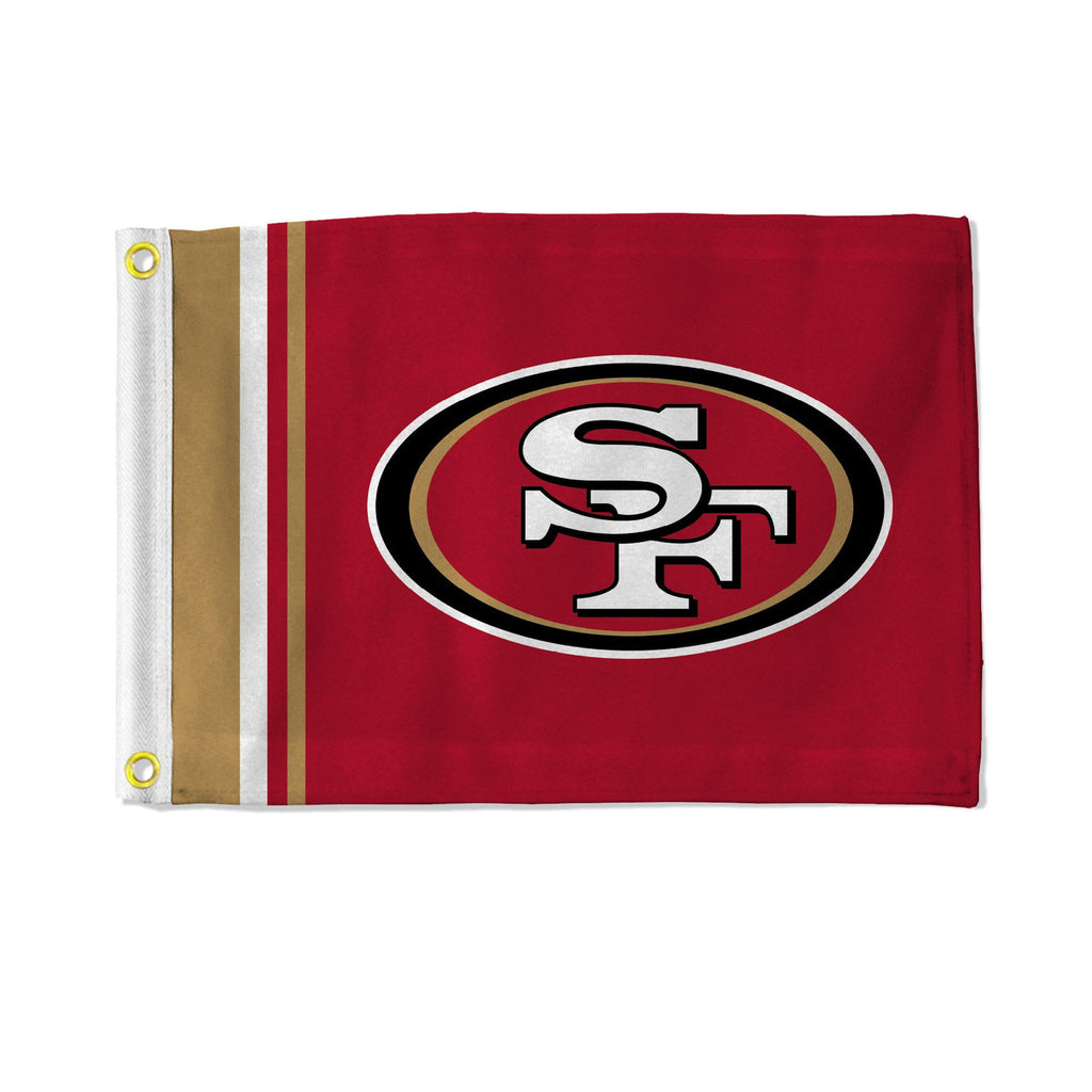 San Francisco 49ers Flag 12x17 Striped Utility - Rico Industries