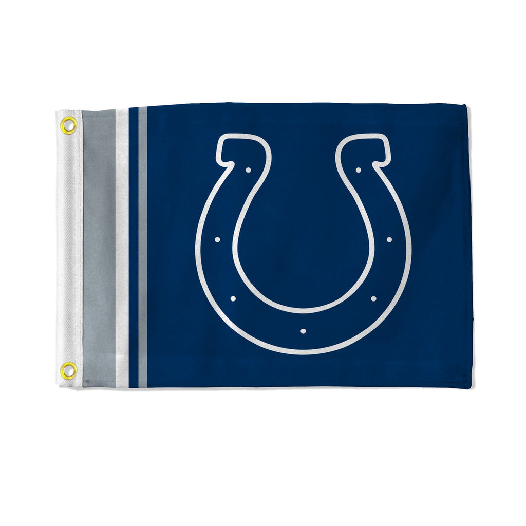 Indianapolis Colts Flag 12x17 Striped Utility - Rico Industries