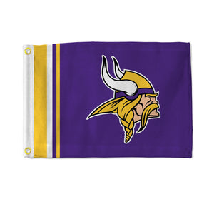 Minnesota Vikings Flag 12x17 Striped Utility - Rico Industries
