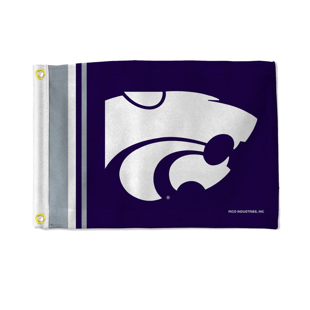 Kansas State Wildcats Flag 12x17 Striped Utility - Rico Industries
