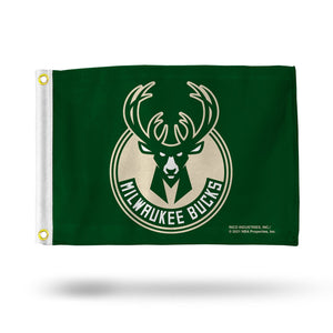 Milwaukee Bucks Flag 12x17 Striped Utility - Rico Industries