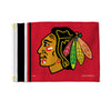 Chicago Blackhawks Flag 12x17 Striped Utility - Rico Industries
