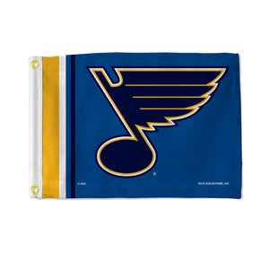 St. Louis Blues Flag 12x17 Striped Utility - Rico Industries